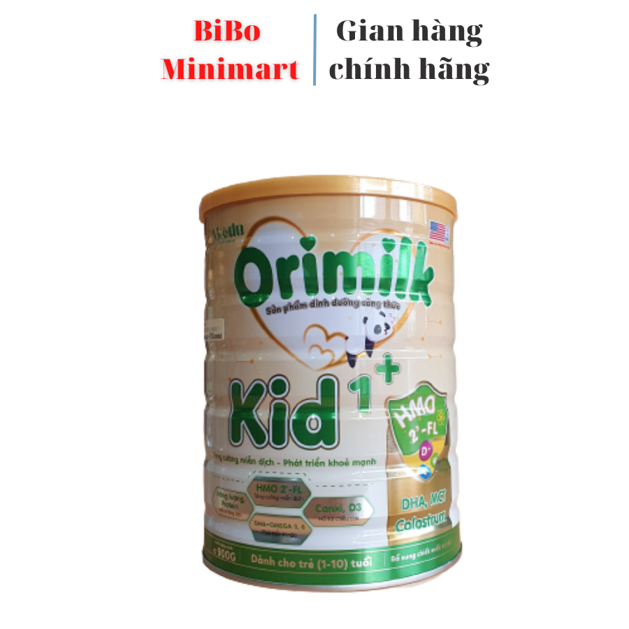 Sữa Orimilk Kid 1+ lon 900G (Từ 1 - 10 tuổi).