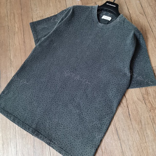 Áo thun - Balenciaga - BLCG bling bling vải wash đính đá