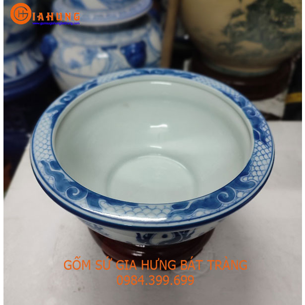 Bát hương quả lựu dáng cổ phi 18cm