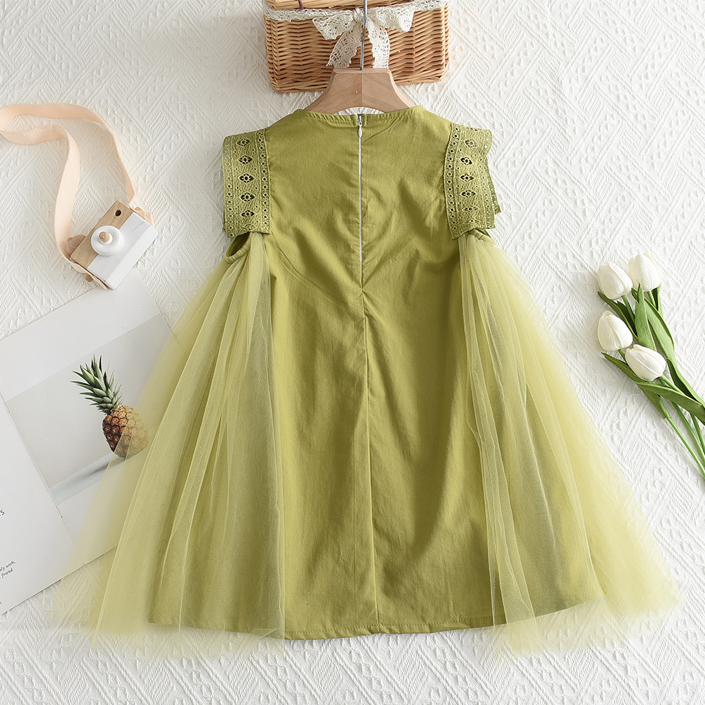 Váy công chúa bé gái phong cách Vintage Hàn Quốc, Đầm cho bé gái siêu xinh mùa hè 2023 - BKKIDS!