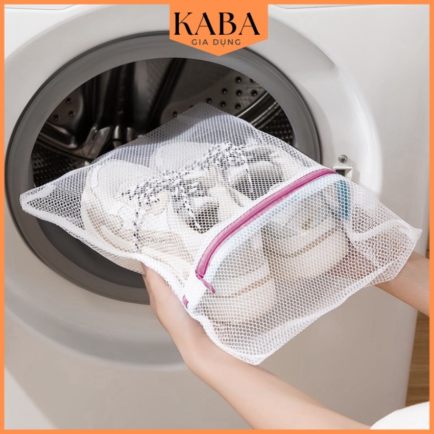 Túi lưới giặt đồ cho máy giặt, túi giặt cao cấp vải mịn 3 size Túi Lưới Giặt Đựng Quần Áo, Đồ Lót Trong Máy Giặt KABA | BigBuy360 - bigbuy360.vn