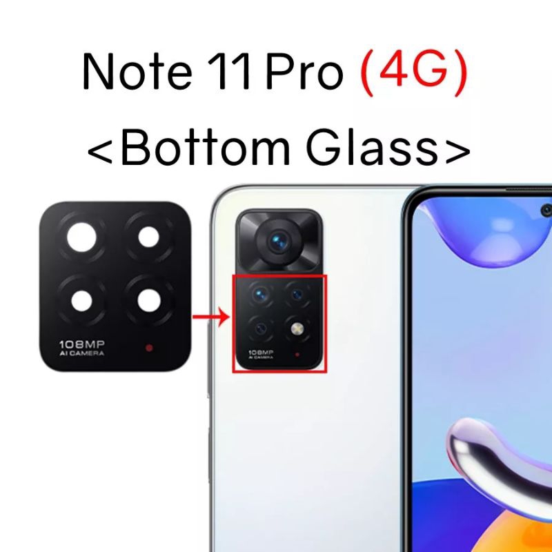 Kính Camera Xiaomi Redmi Note 11 Pro 4G