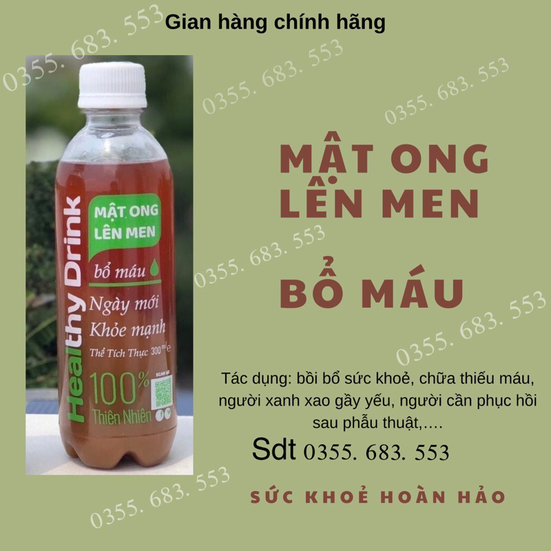 Mật ong lên men BỔ MÁU - Sản phẩm của Sức khoẻ hoàn hảo - Date mới nhất