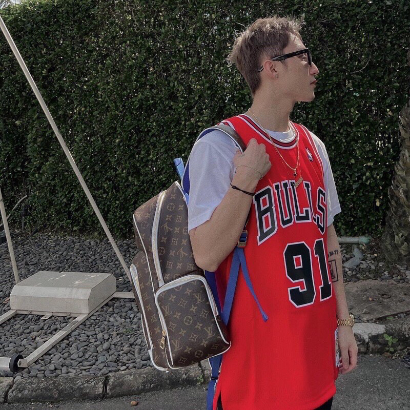 ⚡Hàng cao cấp⚡️!! Balo LV X NBA Backpack Monogram Nâu - Balo Sơn Tùng Loại 1 Full Túi Tag - Hàng Hot 2023