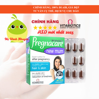 Vitamin cải thiện tóc và da cho mẹ sau sinh Pregnacare New Mum, UK (56v)