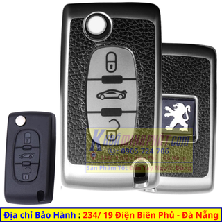 Vỏ Chìa khoá remote xe Peugeot Chính hãng V82