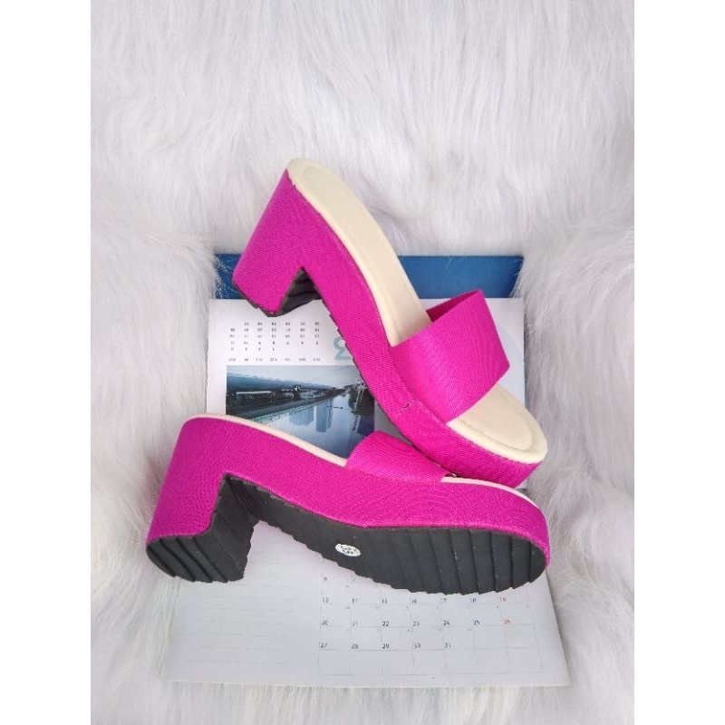 Giày cao gót nữ đế bọc 7 phân