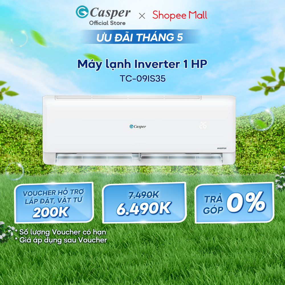 Máy lạnh Casper Inverter 1 HP TC-09IS35