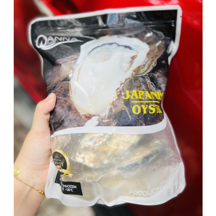 HÀU NHẬT ANNA 1Kg - Frozen Japan OYSTER - Chuẩn sasimi - Size 7-10 con/kg - Ship hỏa tốc HCM