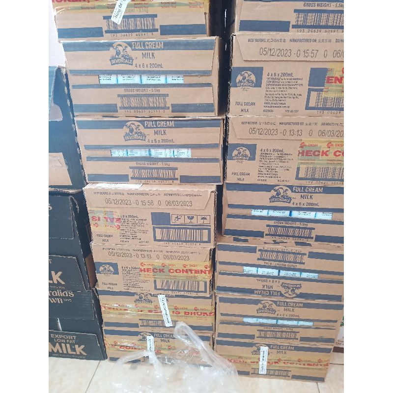 Sữa devondale 200ml 1thùng 24hộp dat 4/2024
