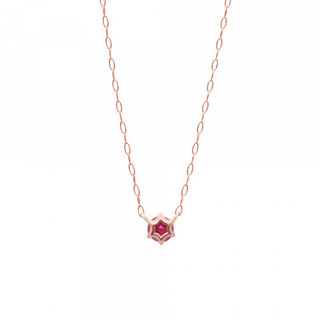 Dây chuyền vàng nữ đính đá Ruby ESTELLE