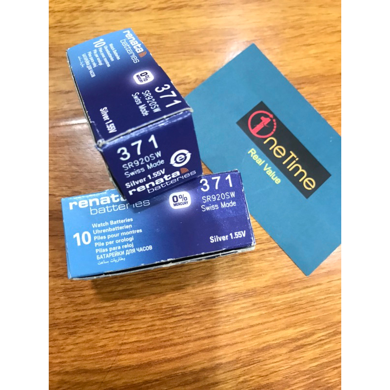 Viên pin đồng hồ Renata 371 SR920SW ,pin renata 920 371 vỉ 1 viên 1.55V chính hãng