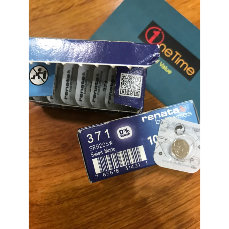 Viên pin đồng hồ Renata 371 SR920SW ,pin renata 920 371 vỉ 1 viên 1.55V chính hãng