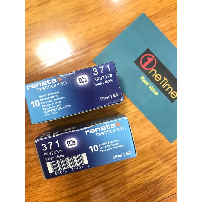 Viên pin đồng hồ Renata 371 SR920SW ,pin renata 920 371 vỉ 1 viên 1.55V chính hãng