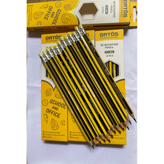 Hộp 12 bút chì gỗ 2b batos pc-b03