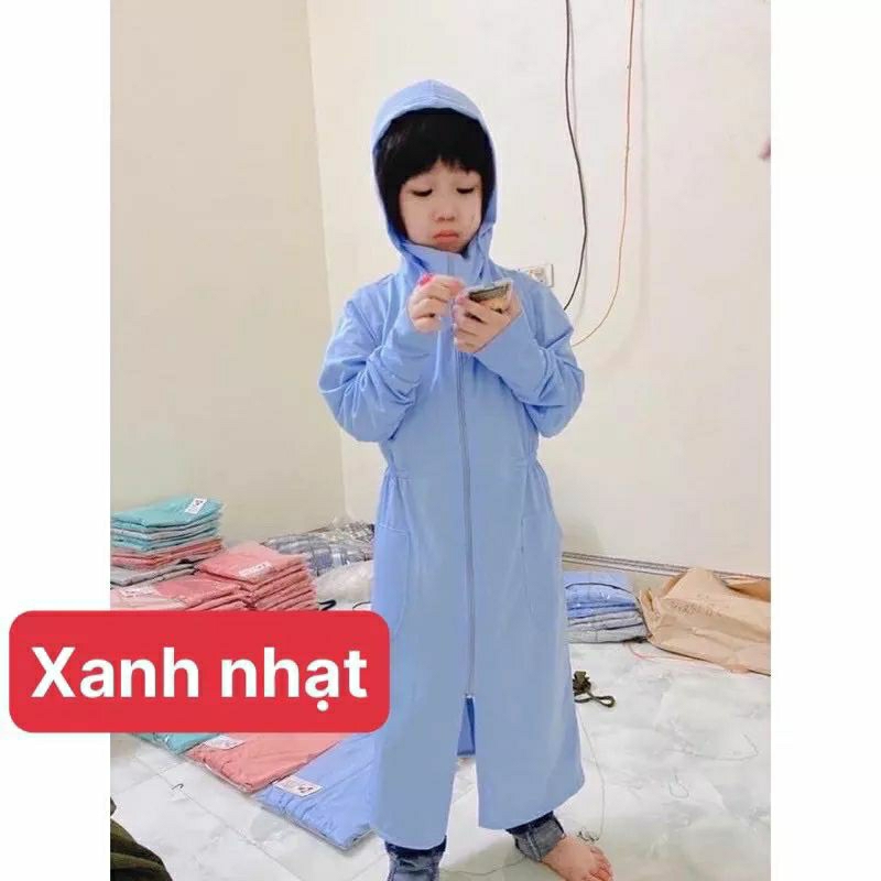 Áo chống nắng toàn thân cho bé size từ 20 đến 35kg