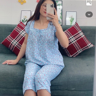 (3XL 65-75kg) ĐỒ BỘ LỤA QUẦN LỬNG CÓ TÚI BIGSIZE