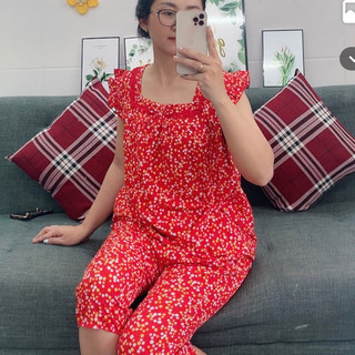 (3XL 65-75kg) ĐỒ BỘ LỤA QUẦN LỬNG CÓ TÚI BIGSIZE
