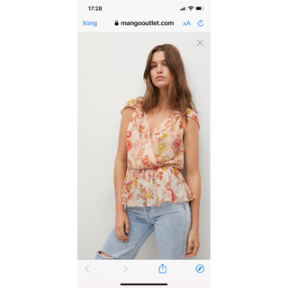 Áo sơmi mango chuẩn auth