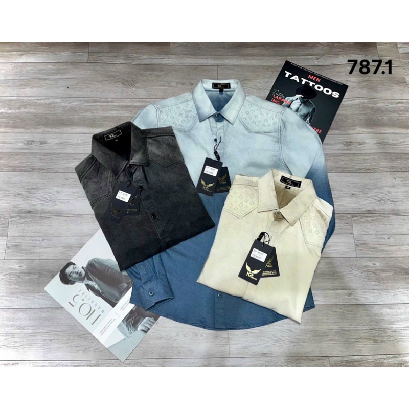 Sơ Mi Nam Vải KaKi Chât Đẹp Chuẩn From Body