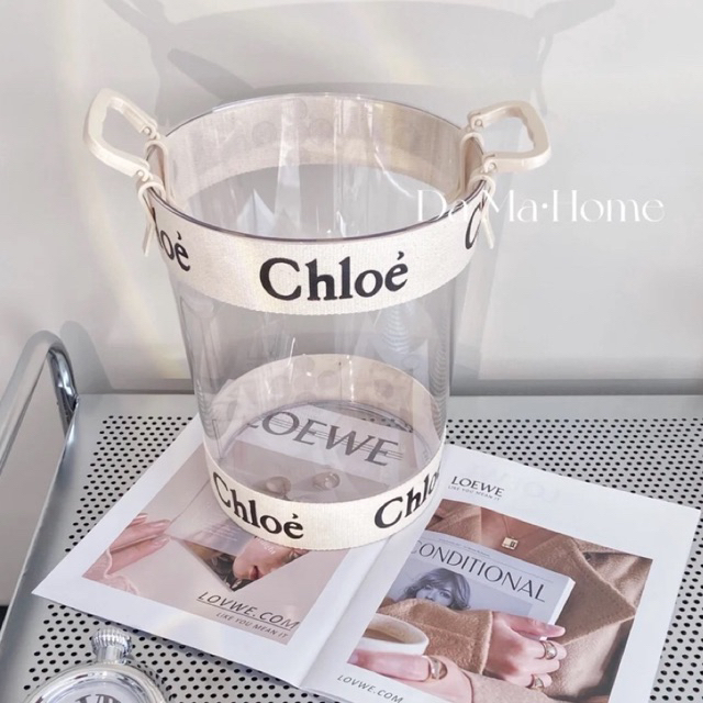 SẴN Thùng chloe đa năng đựng đồ trang trí cao cấp- phong cách sang chảnh tự dán DIY