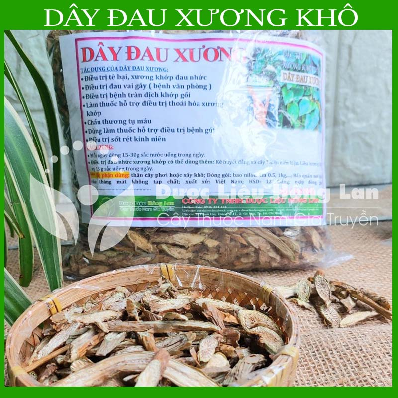 Thảo dược DÂY ĐAU XƯƠNG khô sạch đóng gói 500gram - congtyduoclieuhonglan