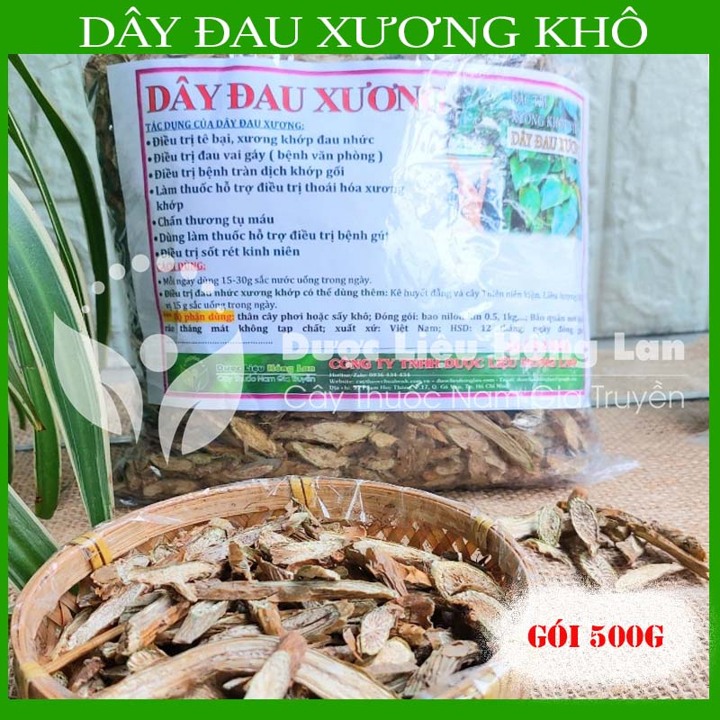 Thảo dược DÂY ĐAU XƯƠNG khô sạch đóng gói 500gram - congtyduoclieuhonglan