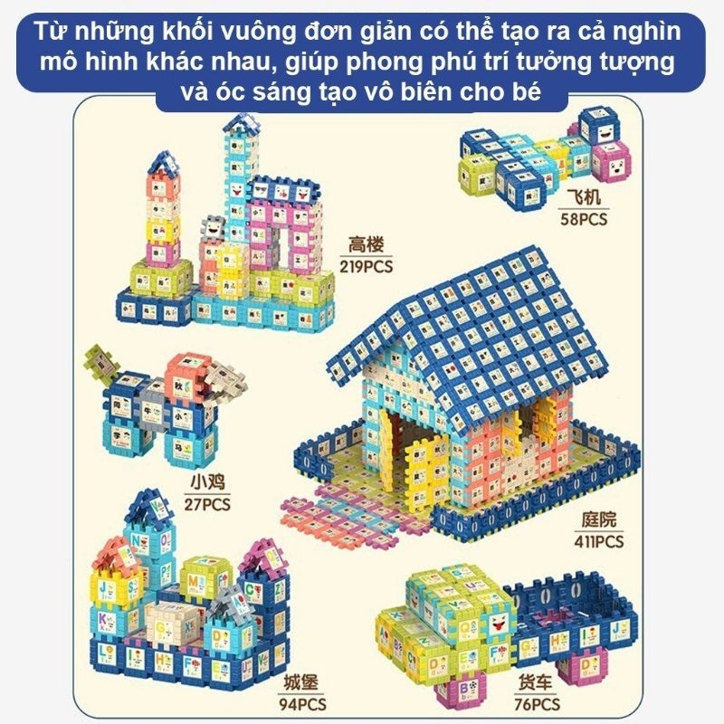 Đồ Chơi Lego Xếp Hình Lắp Ghép Hình Khối Nhiều Màu Nhiều Số 600 Chỉ Tiết