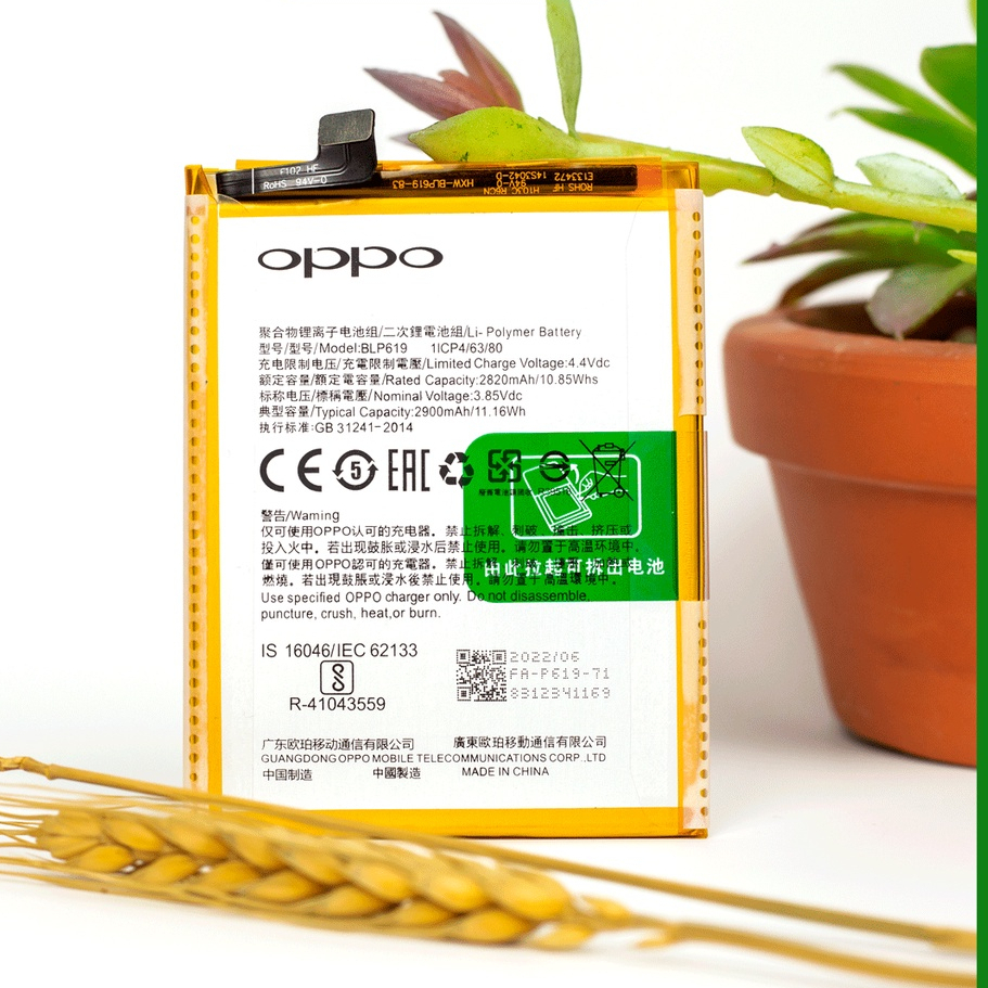Pin A39,máy oppo,pin mới 100%,2900mah -Bl 619
