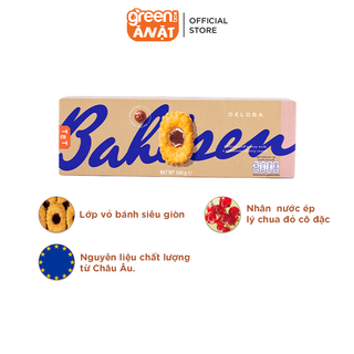 Bánh Phồng Giòn Nhân Lý Chua Đỏ Bahlsen 100G