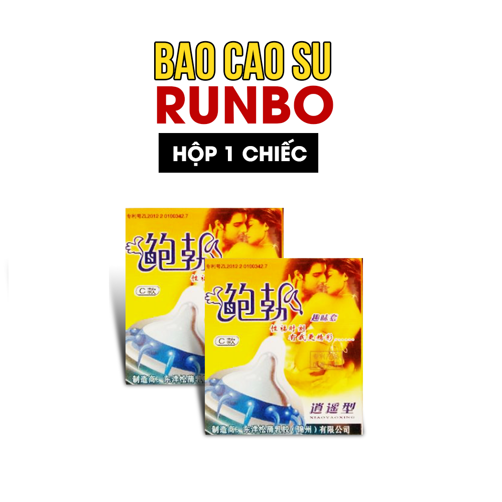 [Combo 5 Tặng 1] Bao Cao Su Runbo Gân Gai Râu Bi, Dòng Bcs Tăng Khoái Cảm, Kích Thích Điểm G, Cho Cuộc Yêu Thăng Hoa