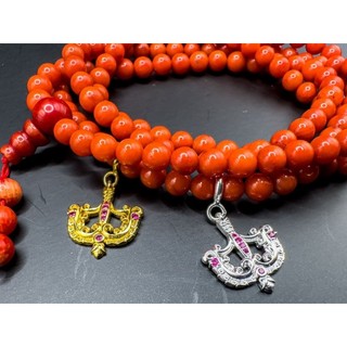 Kẹp chuỗi bạc cung tên Kurukulle