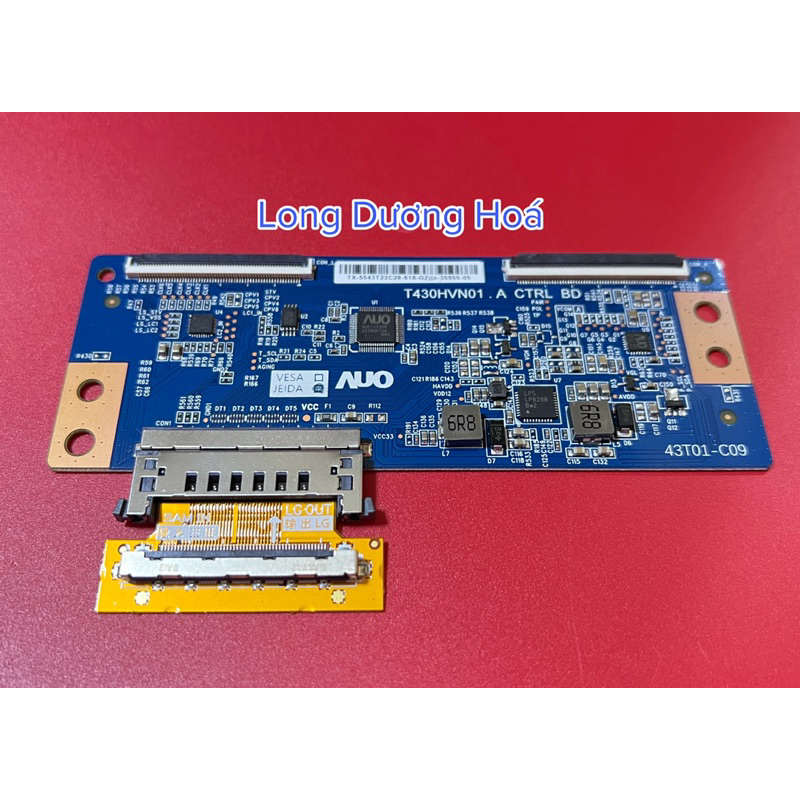 Bộ Board Tivi Sony TCOM T430HVN1.0 Kèm Đầu Đổi Thay Thế Tcom Sony 43W800C