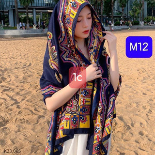 Khăn thô cẩm khăn choàng đi biển