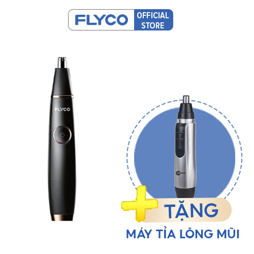 Máy Tỉa Lông Mũi Flyco FS5600VN Kháng Nước IPX7 Sạc Nhanh 1 Giờ Đèn Led Chiếu Sáng - Hàng Chính Hãng