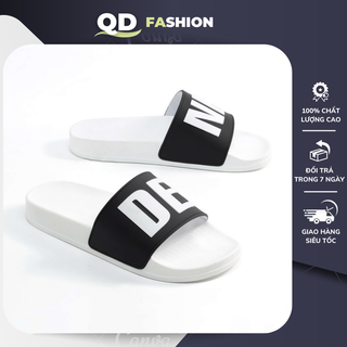 Dép quai ngang nam nữ Denis (CHỮ LỚN) Unisex Slipper ,Đế Pu,quai in nổi siêu bền,DÉP êm chân