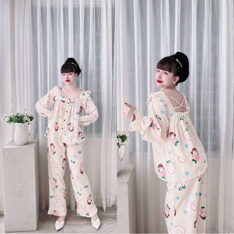 Đồ bộ Lụa Nhật 2 túi 50-100kg bigsize