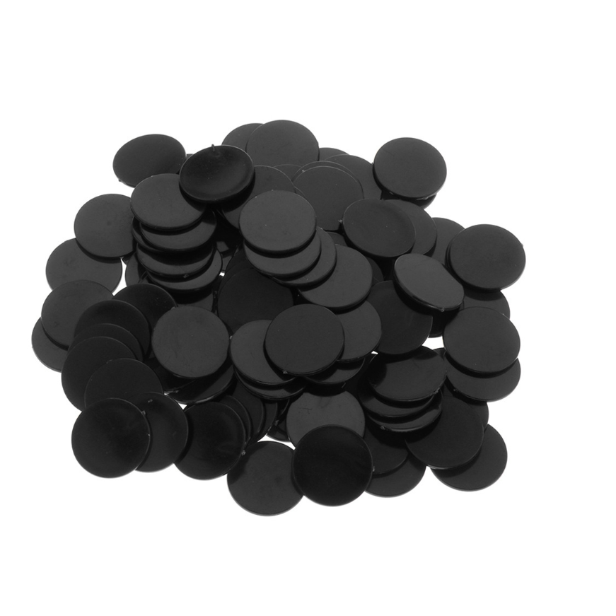 Xu Nhựa 25mm - 10 màu - Phụ Kiện Trò Chơi - 50 xu/1 gói