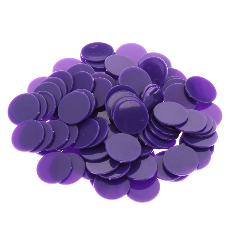 Xu Nhựa 25mm - 10 màu - Phụ Kiện Trò Chơi - 50 xu/1 gói