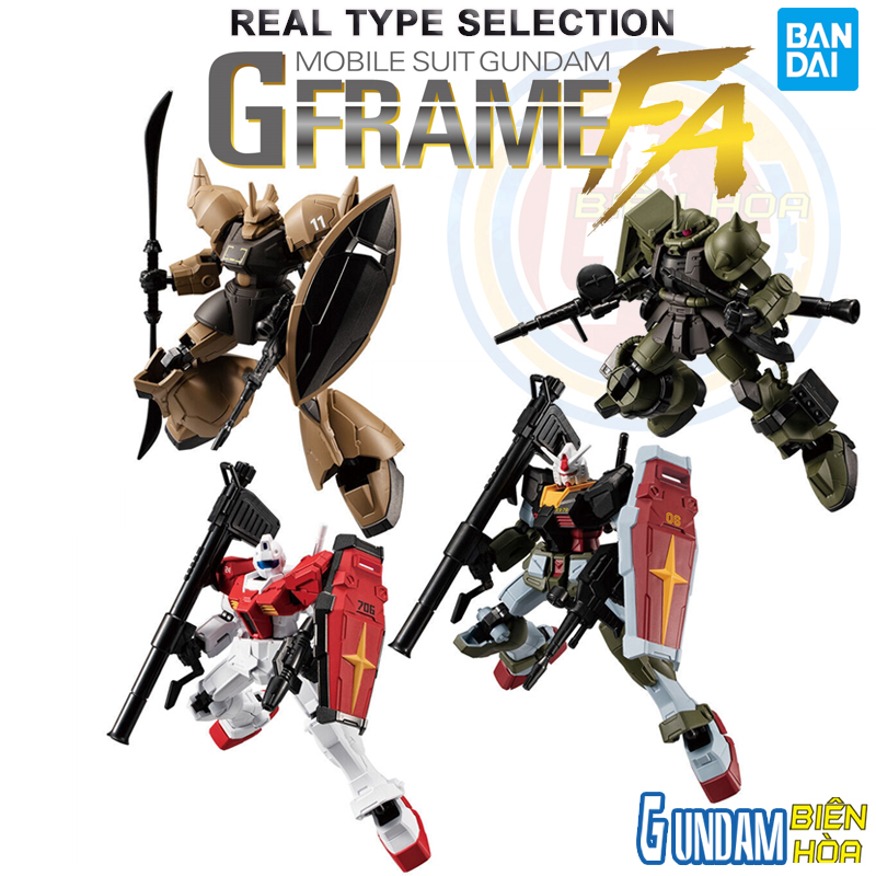 Mô hình lắp ráp gundam G-FRAME FA REAL TYPE SELECTION