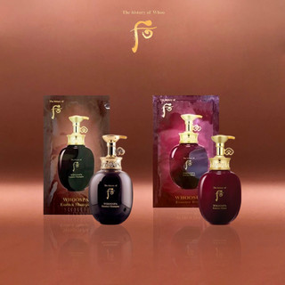 Bộ Dầu Gội Dầu Xả Whoo Spa Thảo Dược Đông y Dưỡng và Duy Trì Màu Tóc The history of Whoo Essence Shampoo & Rinse 8ml