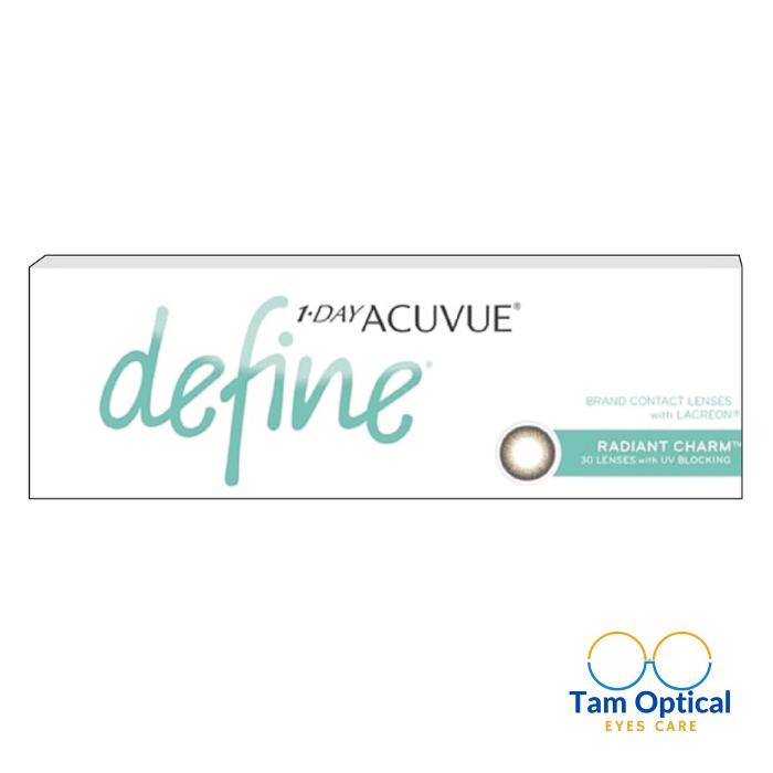 Kính Áp Tròng có màu 1-Day ACUVUE DEFINE Radiant Charm Johnson&Johnson