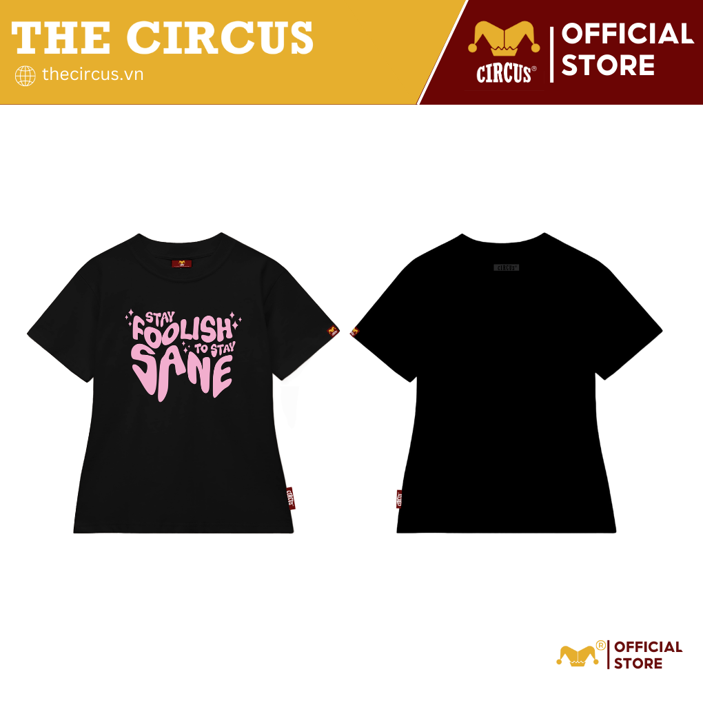 Áo thun Baby Tee local brand Circus 100% cotton 4c dày, co giãn - Mã BB03