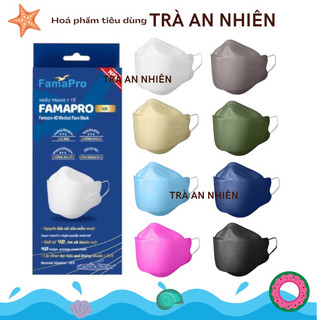 Khẩu trang 4D KF94 Famapro 3 lớp kháng khuẩn hộp 10 cái