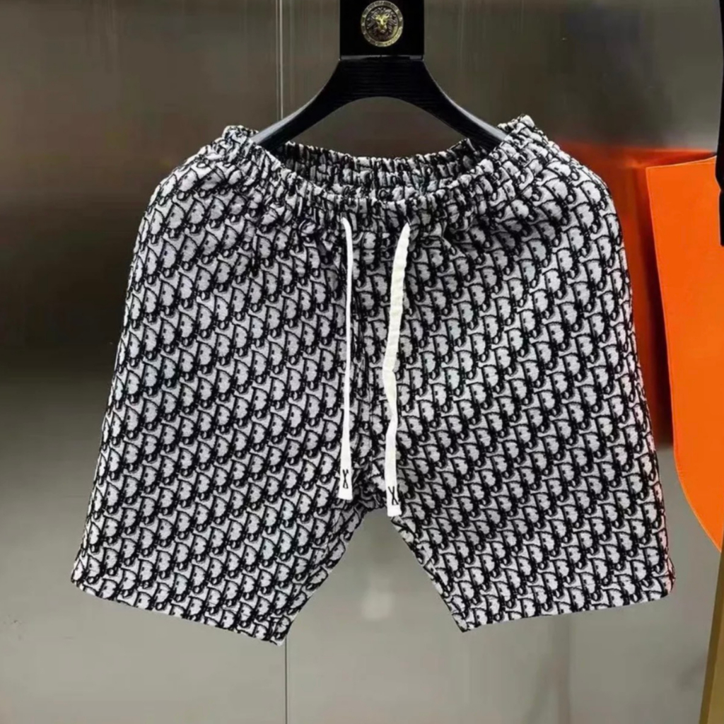 Quần đùi nam vải dệt logo hot ,quần short nam đẹp