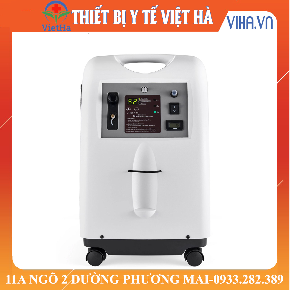 MÁY TẠO OXY Y TẾ 5L/PHÚT JUMAO JM5ANI - MÁY THỞ OXY TẠI NHÀ CHO NGƯỜI BỆNH, NGƯỜI GIÀ