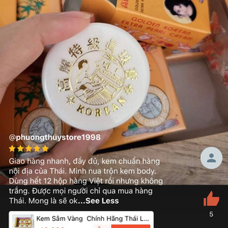 Kem Sâm Vàng  Chính Hãng Thái Lan