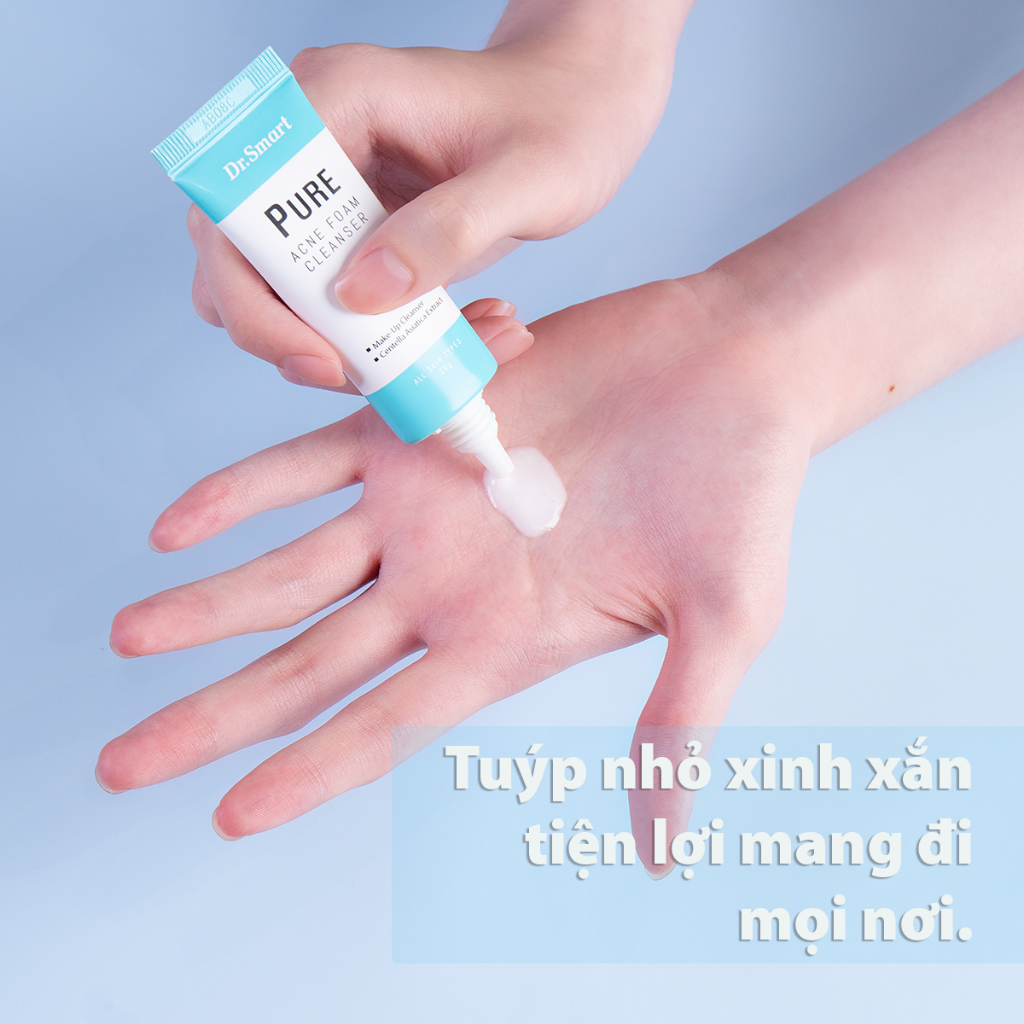 Sữa rửa mặt cho da mụn Pure Acne Dr.Smart - 20g