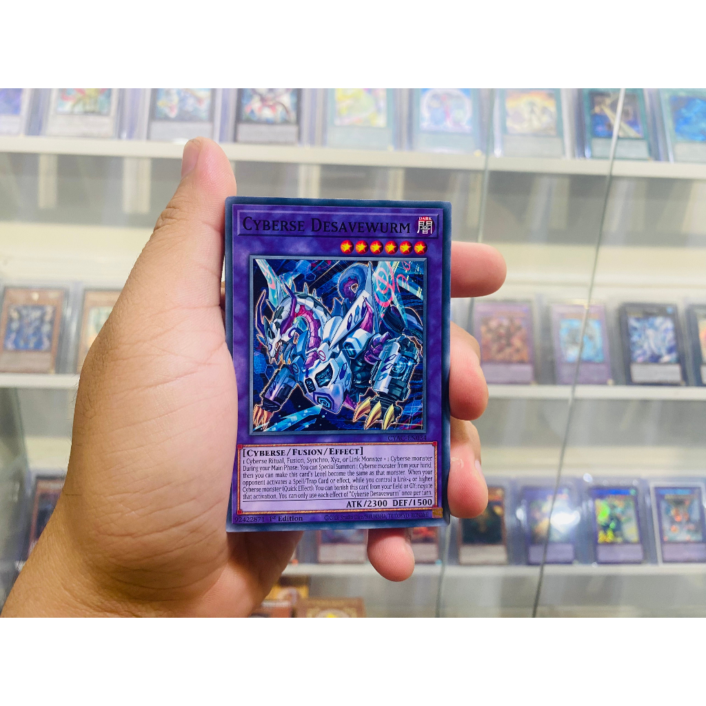 Thẻ Bài YugiOh! Mã CYAC-EN034 - Cyberse Desavewurm - Common - 1st Edition