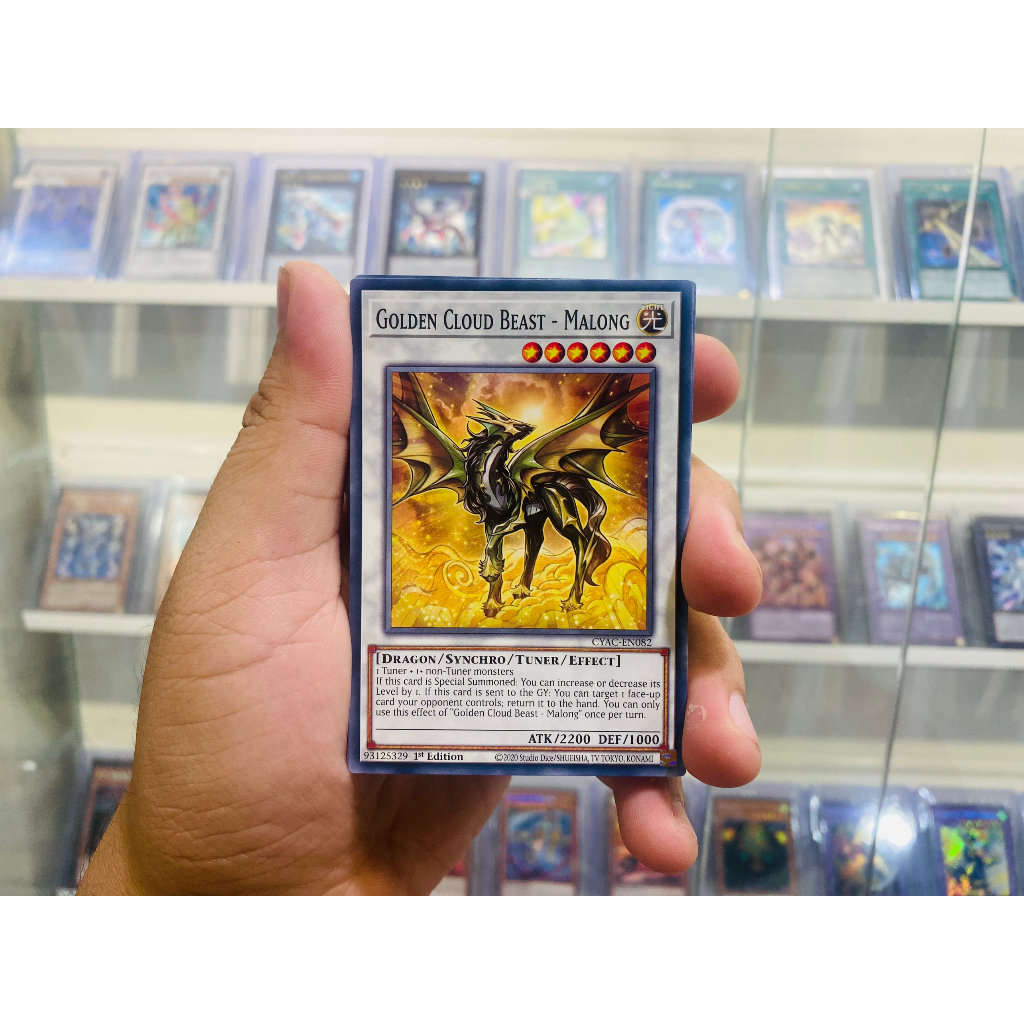 Thẻ Bài YugiOh! Mã CYAC-EN082 - Golden Cloud Beast - Malong - Common - 1st Edition